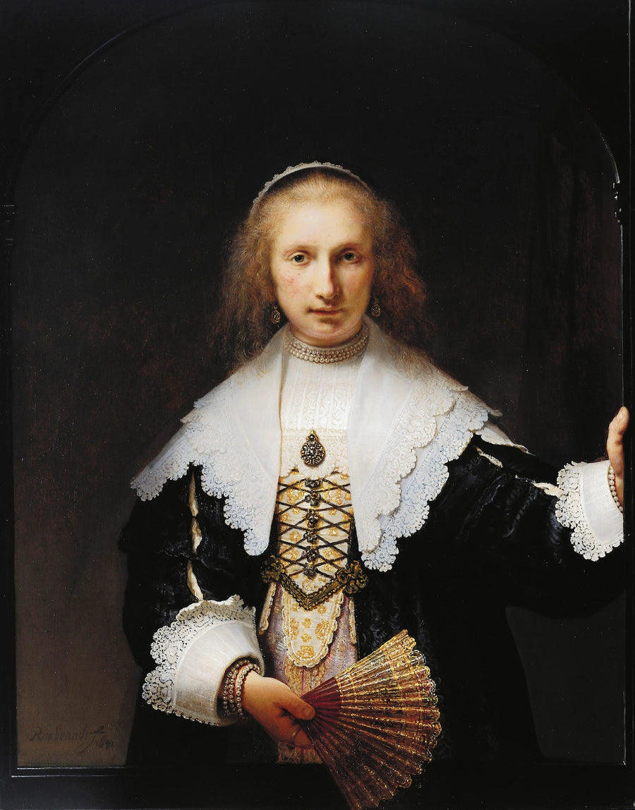 Portret van Agatha Bas - Rembrandt