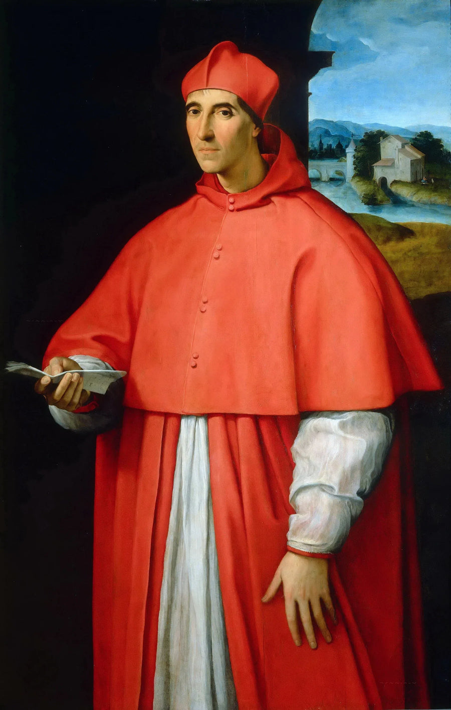Portrait du cardinal Alessandro Farnese, vers 1511 – Raphaël