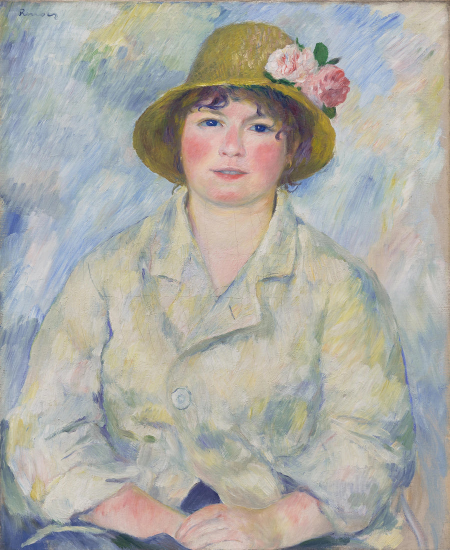 portret van mevrouw Renoir - Pierre-Auguste Renoir