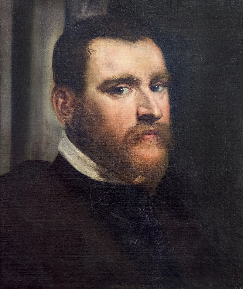 Portret toegeschreven aan de Venetiaanse edelman Zuan Pietro Ghisi - Jacopo Tintoretto