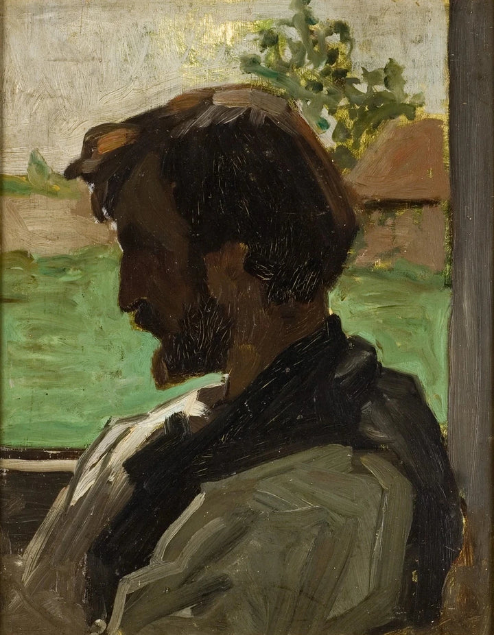 Portret van Frédéric Bazille - Claude Monet
