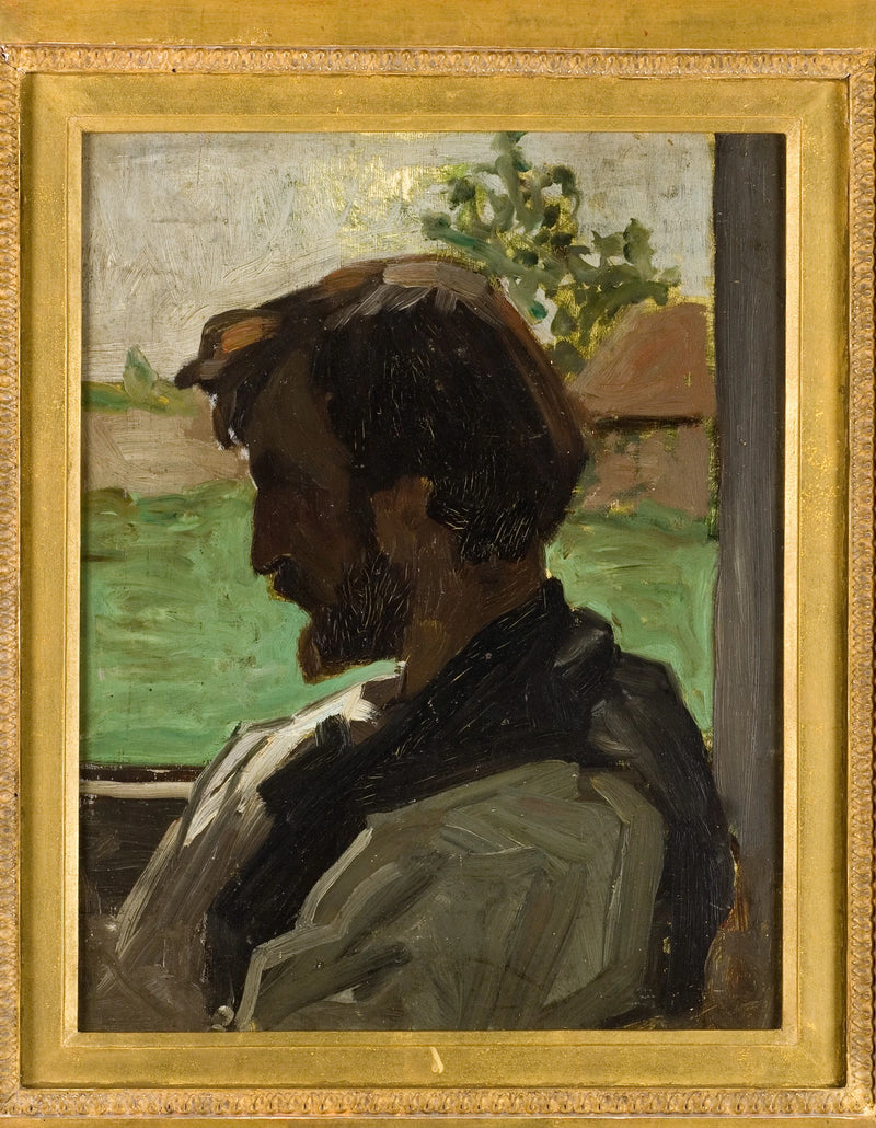Portret van Frédéric Bazille - Claude Monet