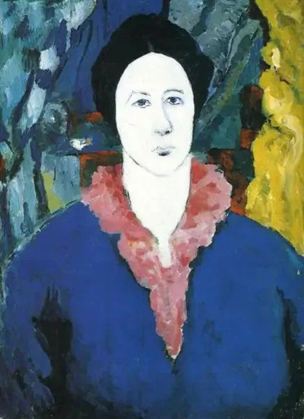 Blauwe portret - Kazimir Malevich