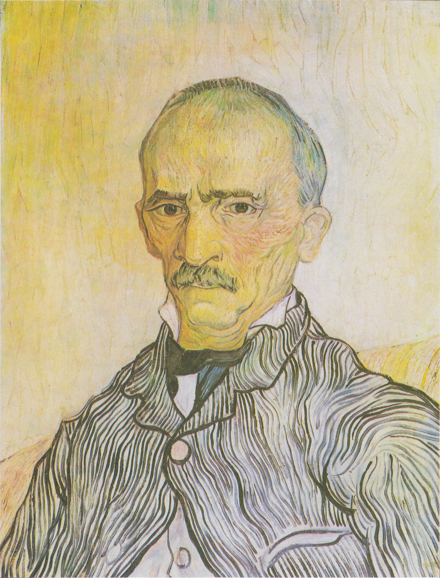 Portret van superintendent Trabuc in het Saint-Paul ziekenhuis - Vincent van Gogh