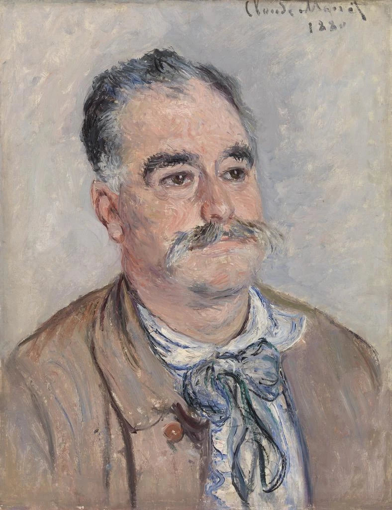 Portret van Monsieur Coqueret (vader) W618 - Claude Monet