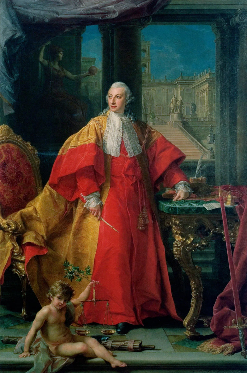 Portret van Abbondio Rezzonico - Pompeo Batoni
