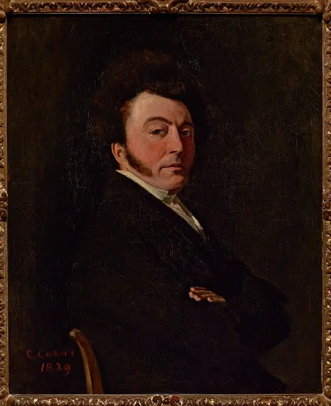 Portret van Abel Osmond - Jean-Baptiste Camille Corot