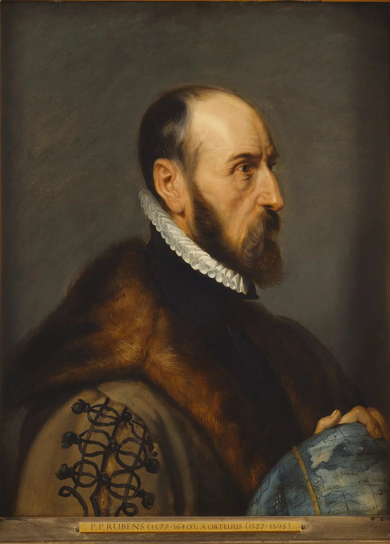 Portret van Abraham Ortelius - Peter Paul Rubens