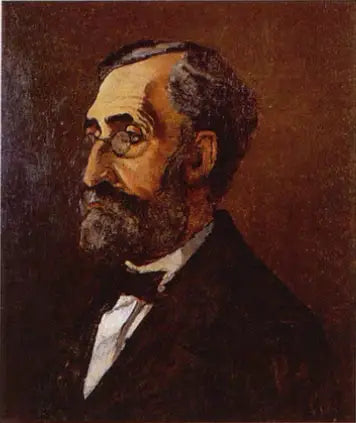 Portret van Adolphe Monet - Claude Monet