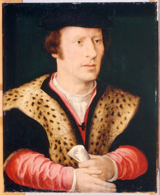 Portret van Adriaan van der Goes (....-1560) - Joos van Cleve