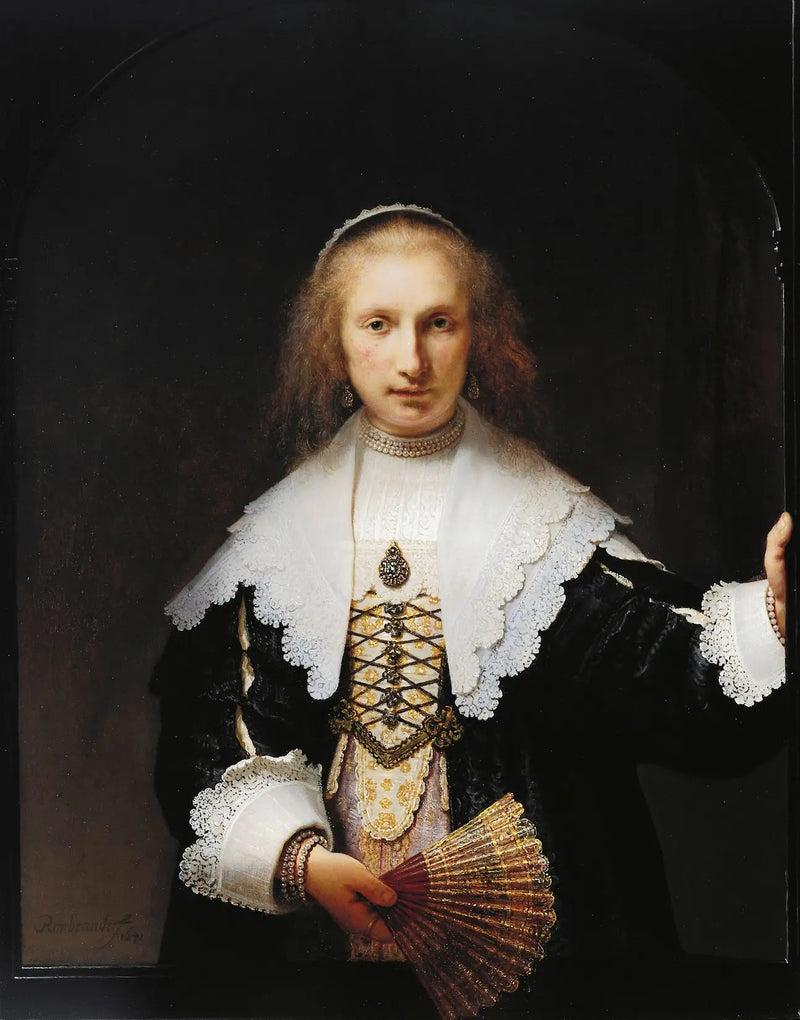 Portret van Agatha Bas - Rembrandt