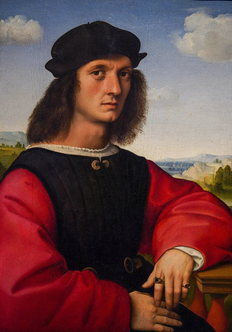 Portret van Agnolo Doni - Raphael Sanzio