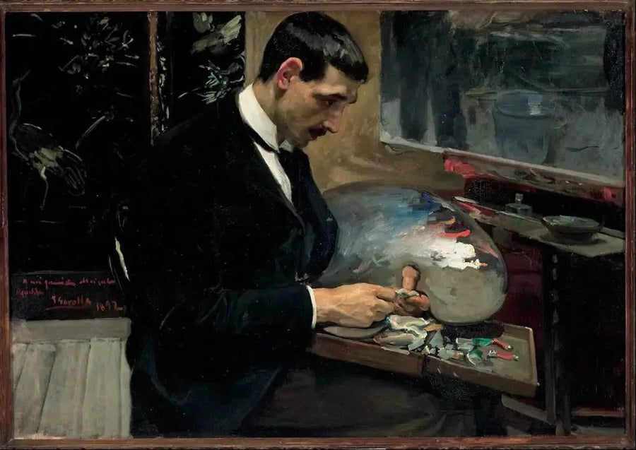Portret van Agustín Otermín - Joaquín Sorolla