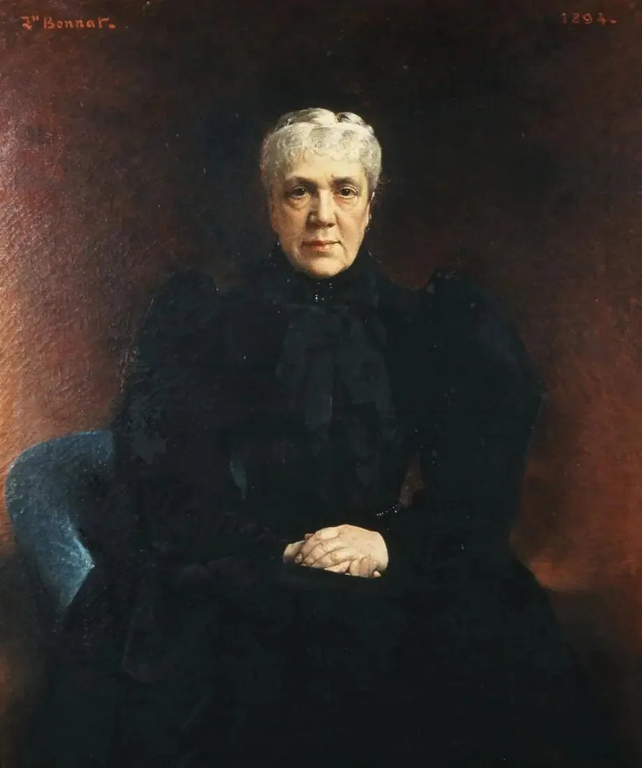 Portret van Aimilia Salvagou - Léon Bonnat