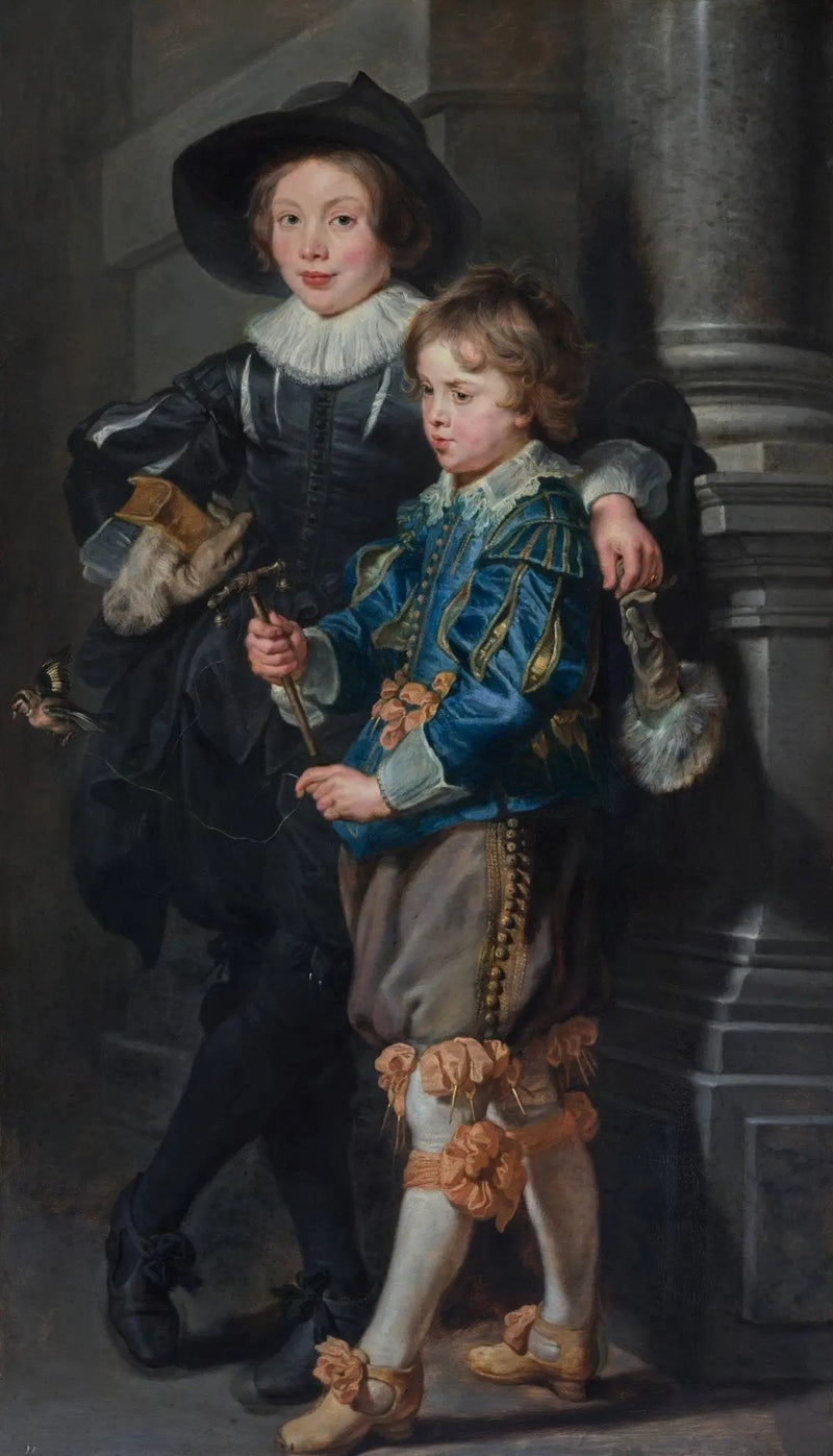 Portret van Albert (1614-1657) en Nicolas Rubens (1618-1673) - Peter Paul Rubens