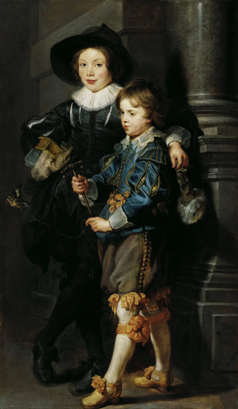 Portret van Albert en Nicolas Rubens - Peter Paul Rubens