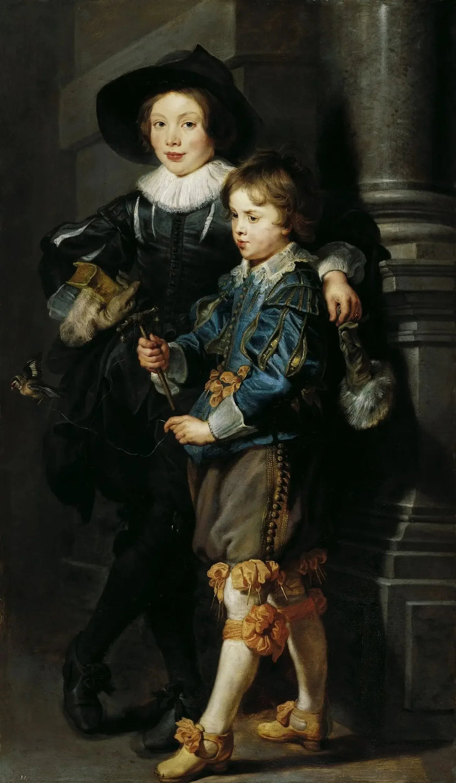 Portret van Albert en Nicolas Rubens - Peter Paul Rubens