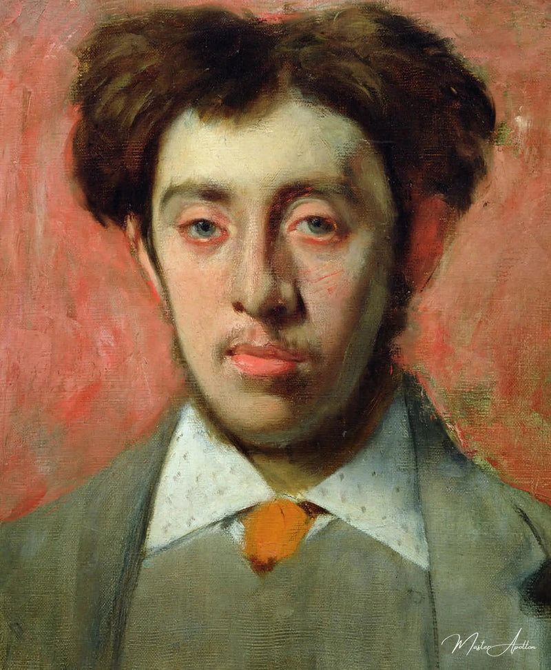 Portret van Alberto Mélida - Edgar Degas