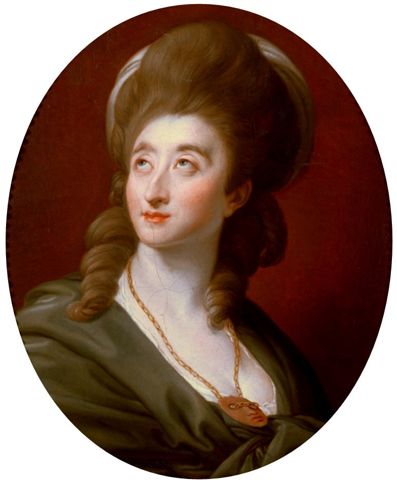 Portret van Aleksandra Potocka, geboren Lubomirska, in de rol van Melpomene. - Pompeo Batoni