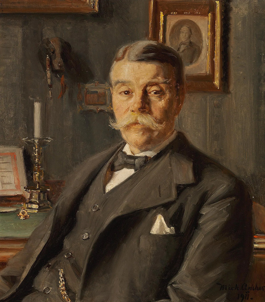 Portrait d'Alexandre Bech. - Michael Peter Ancher
