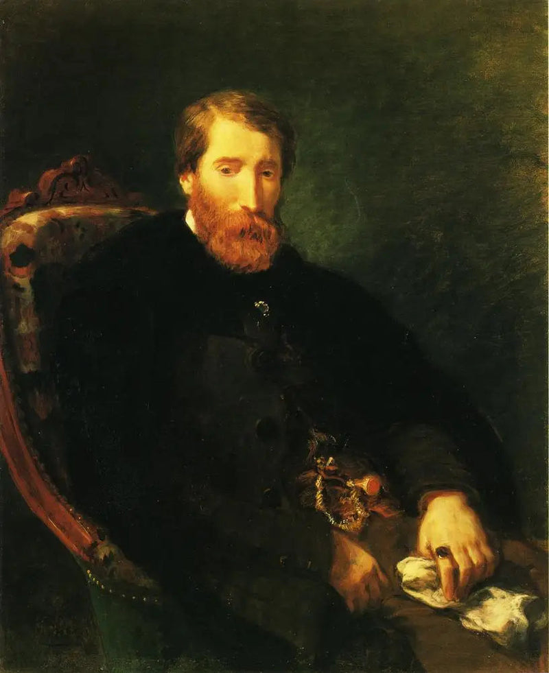 Portret van Alfred Bruyas - Eugène Delacroix