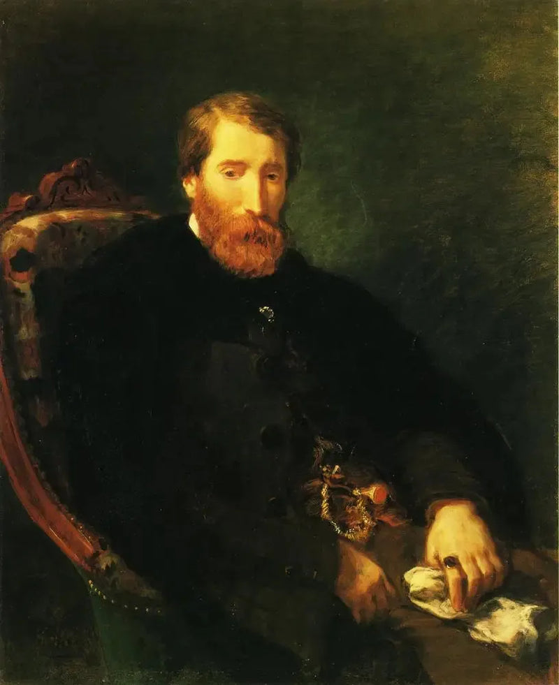 Portret van Alfred Bruyas - Eugène Delacroix