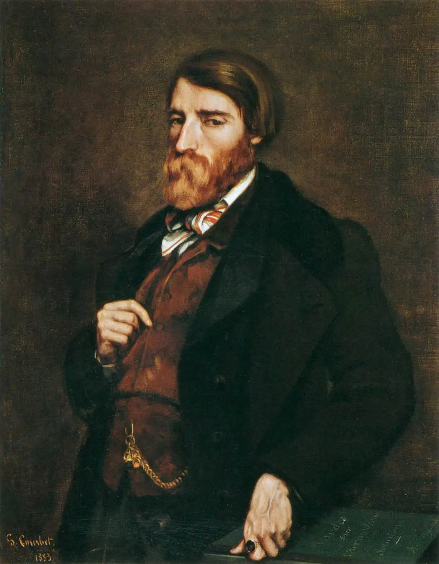 Portret van Alfred Bruyas - Gustave Courbet