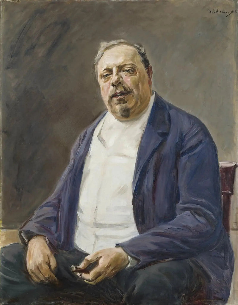 Portret van Alfred von Berger - Max Liebermann