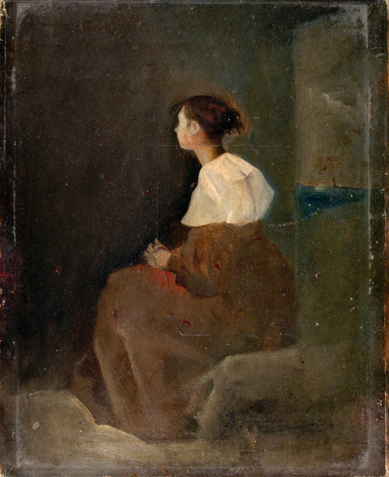 Portret van Aline Chassériau - Théodore Chassériau