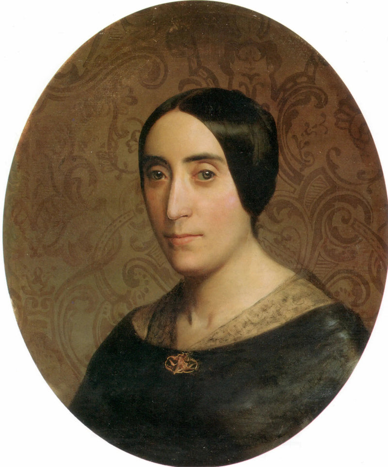 Portret van Amélina Dufaud, echtgenote van Bouguereau, tante van de kunstenaar - Bouguereau