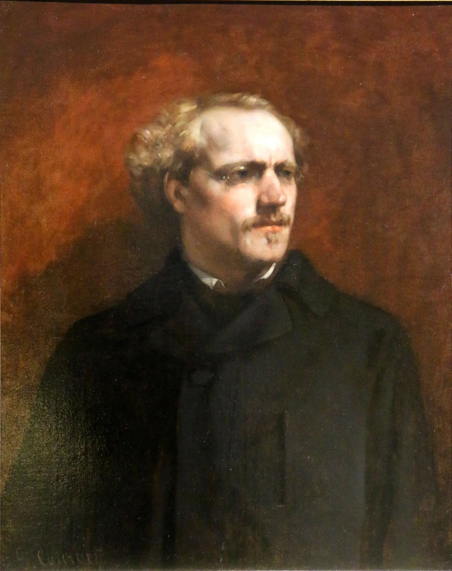 Portret van André Grangier - Gustave Courbet