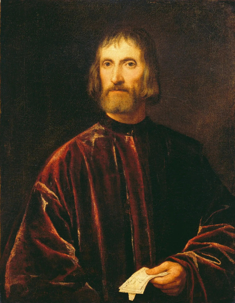 Portret van Andrea dei Franceschi - Titian