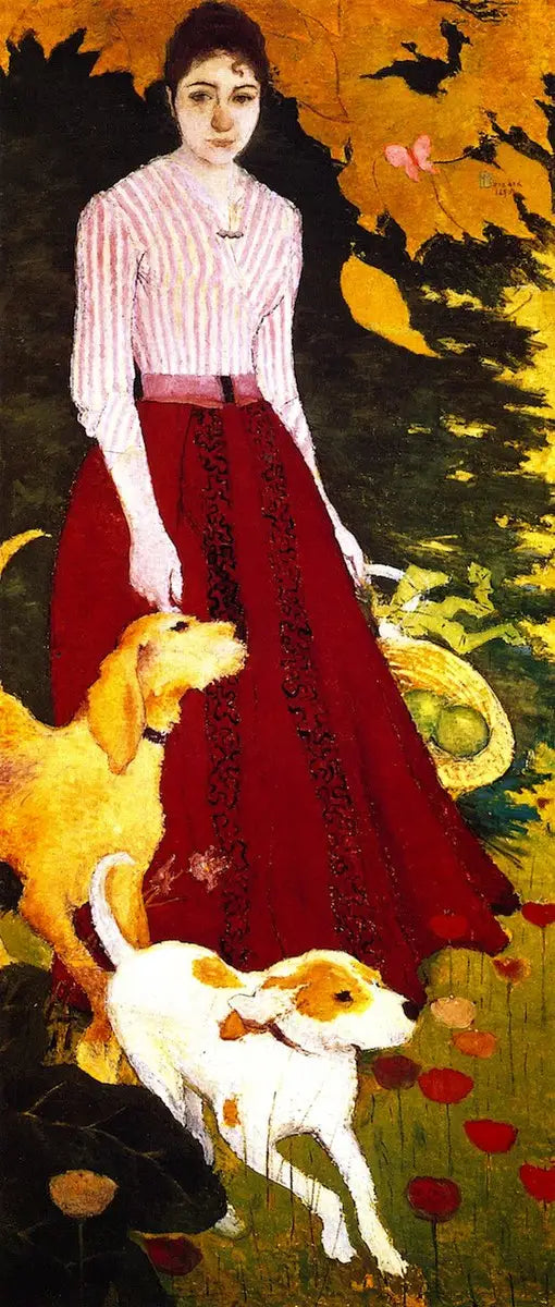 Portret van Andrée Bonnard, zus van de kunstenaar - Pierre Bonnard