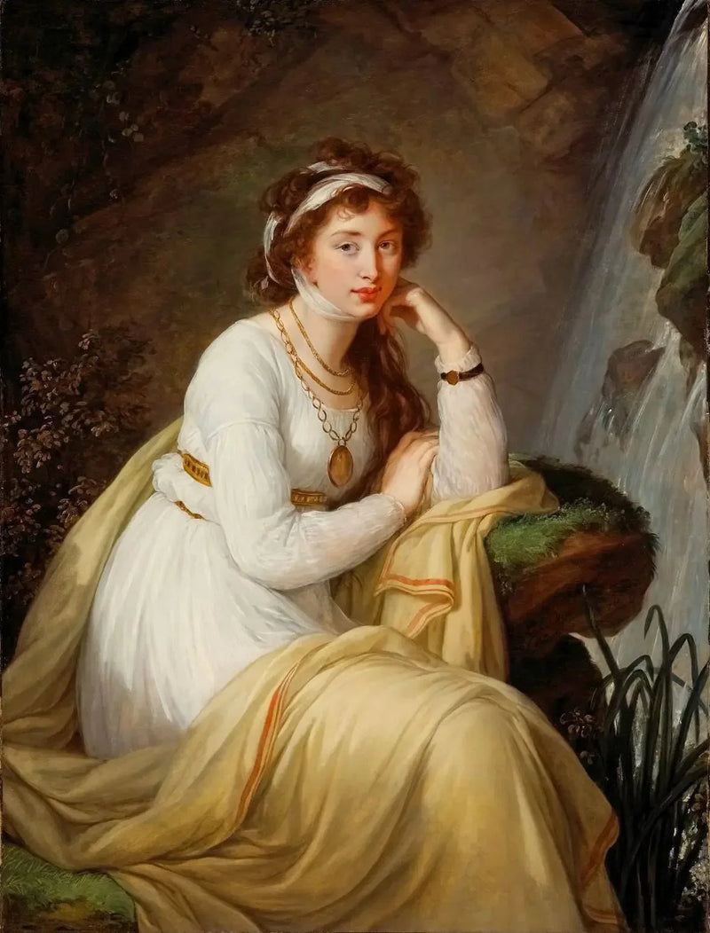 Portret van Anna Ivanovna Tolstoï (Baryatinskaya) - Élisabeth Vigée Le Brun

Source:
Portrait d'Anna Ivanovna Tolstoï (Baryatinskaya) - Élisabeth Vigée Le Brun