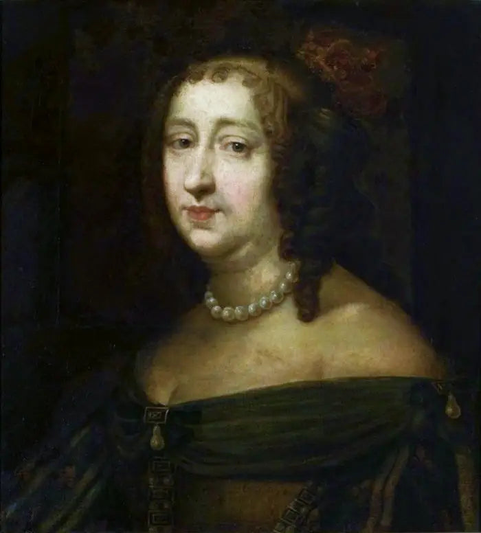Portret van Anna van Oostenrijk (1601-1666). - Pierre Mignard
