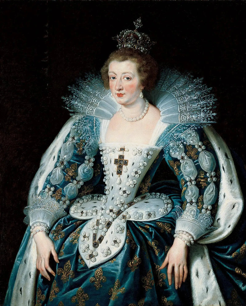 Portret van Anna van Oostenrijk - Peter Paul Rubens