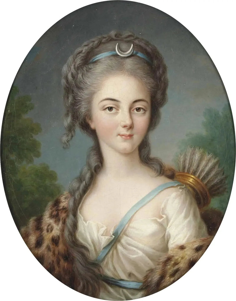 Portret van Anne Charlotte de Lorraine, Mademoiselle de Brionne, als Diana - Élisabeth Vigée Le Brun

Source:
Portrait d'Anne Charlotte de Lorraine, Mademoiselle de Brionne, en Diane - Élisabeth Vigée Le Brun
