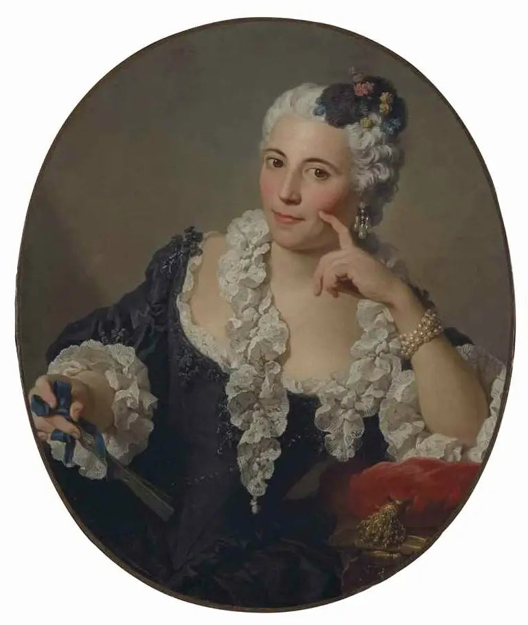 Portret van Anne-Marie Zina Durant de Lironcourt - Pierre Subleyras