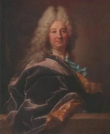 Portret van Antoine Bernard Bouhier - Hyacinthe Rigaud