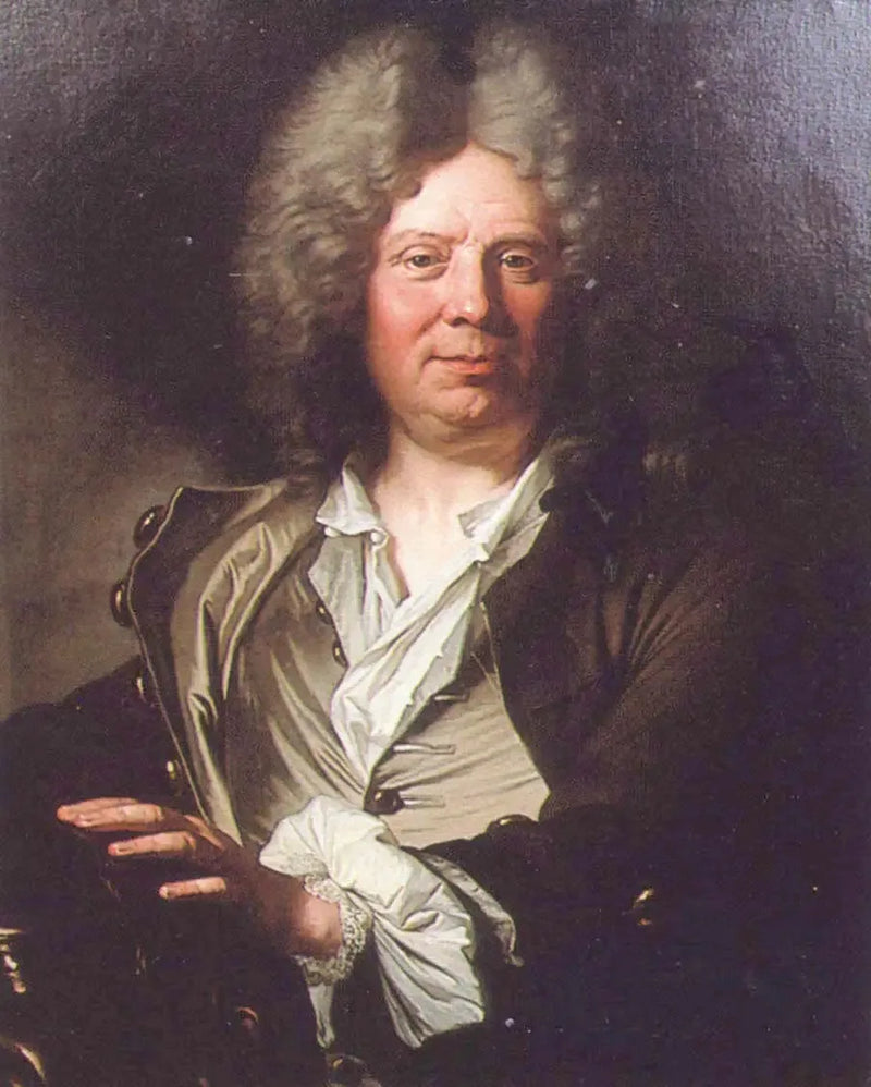 Portret van Antoine Coysevox - Hyacinthe Rigaud