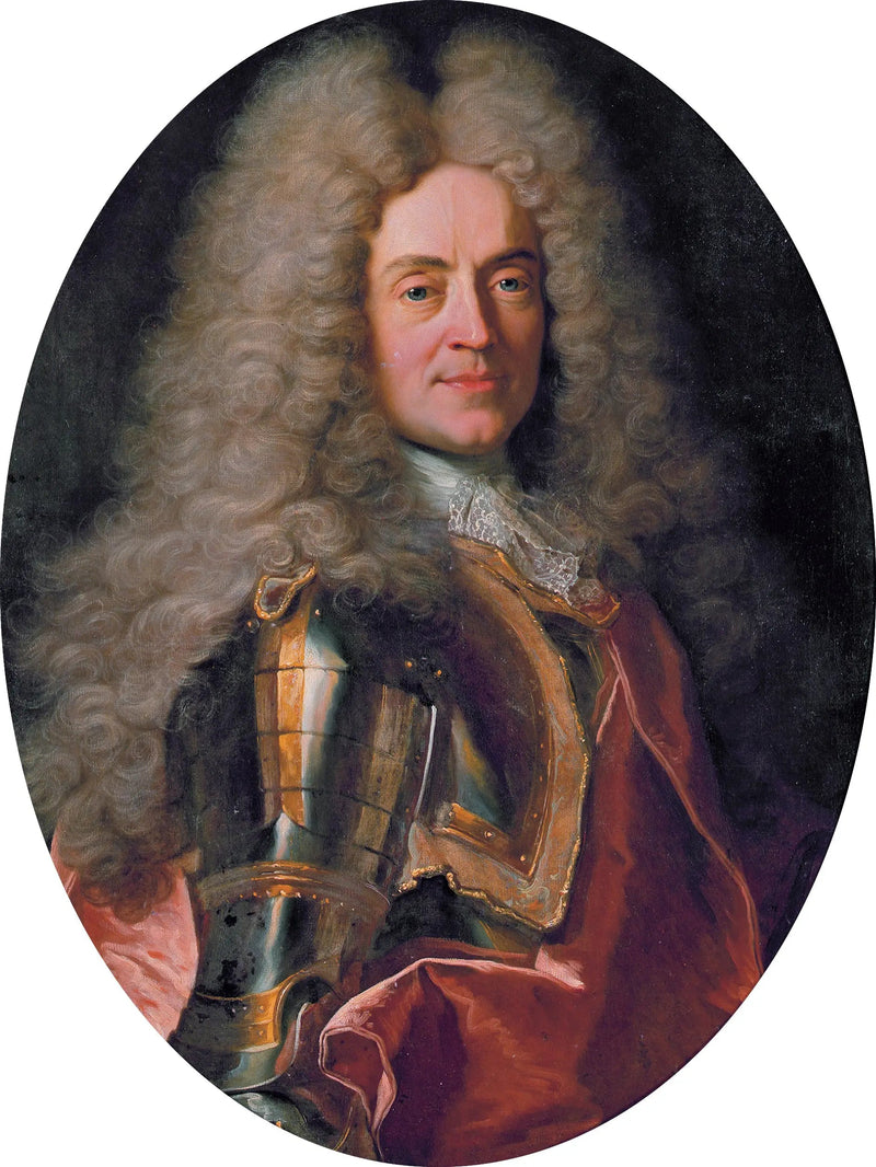 Portret van Anton Ulrich, hertog van Brunswick - Hyacinthe Rigaud