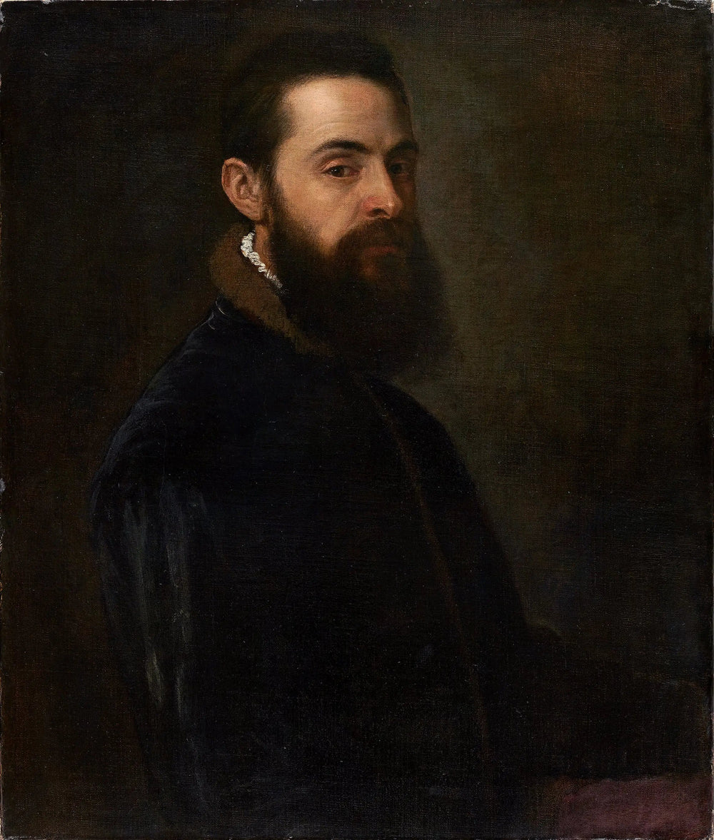 Portrait d'Antonio Anselmi - Titian image 1 copie peinte à la main à l’huile