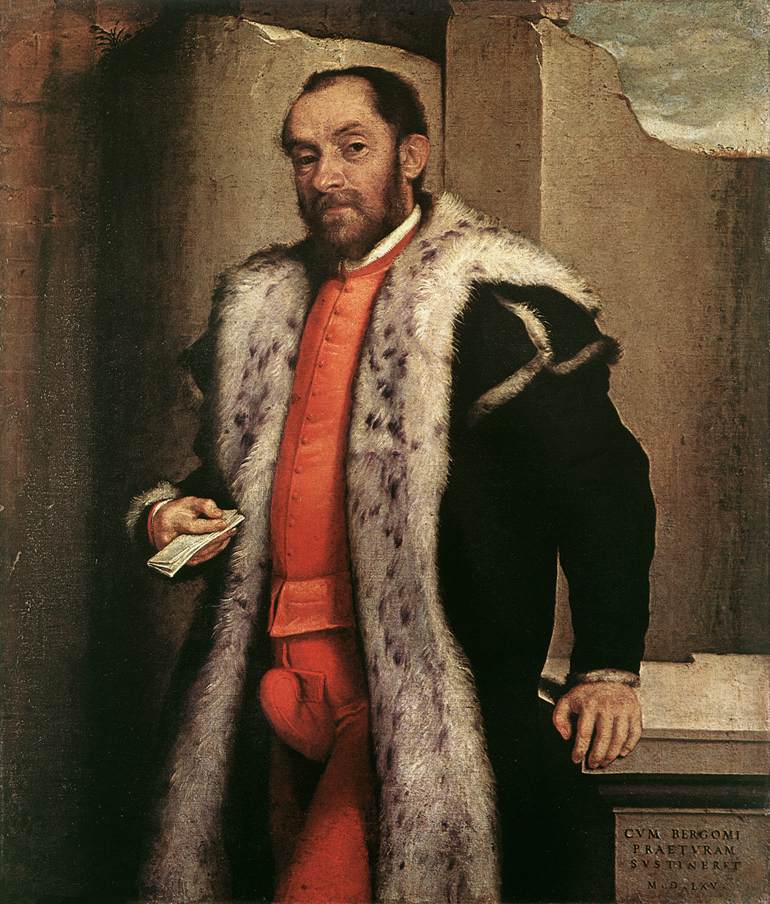 Portret van Antonio Navagero - Giovanni Battista Moroni