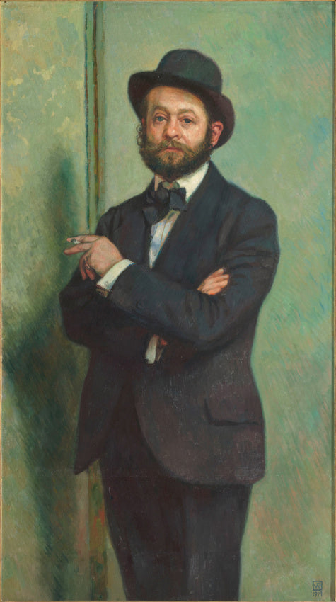 Portret van Auguste Perret - Théo van Rysselberghe