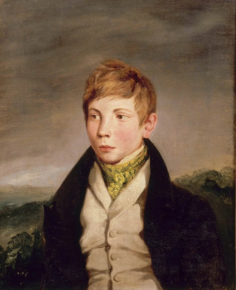 Portret van Auguste Richard de La Hautière - Eugène Delacroix