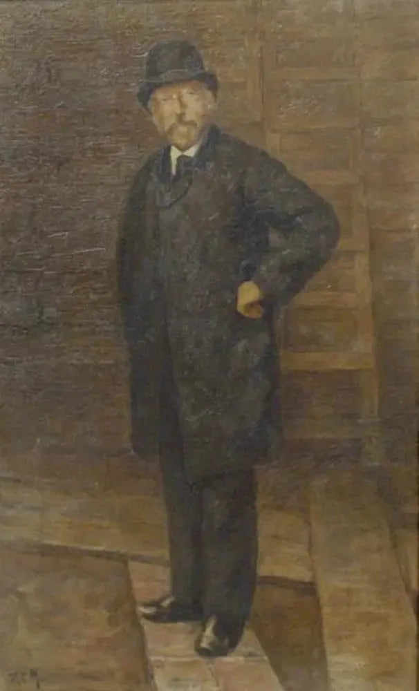 Portret van Egbert Kuipers (1828-1892) - Piet Mondrian