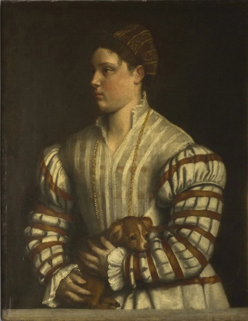 Portret van Eleonora Averoldi - Alessandro Bonvicino