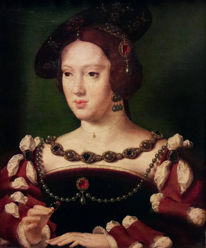 Portret van Eleonora van Oostenrijk (1498-1558) - Joos van Cleve