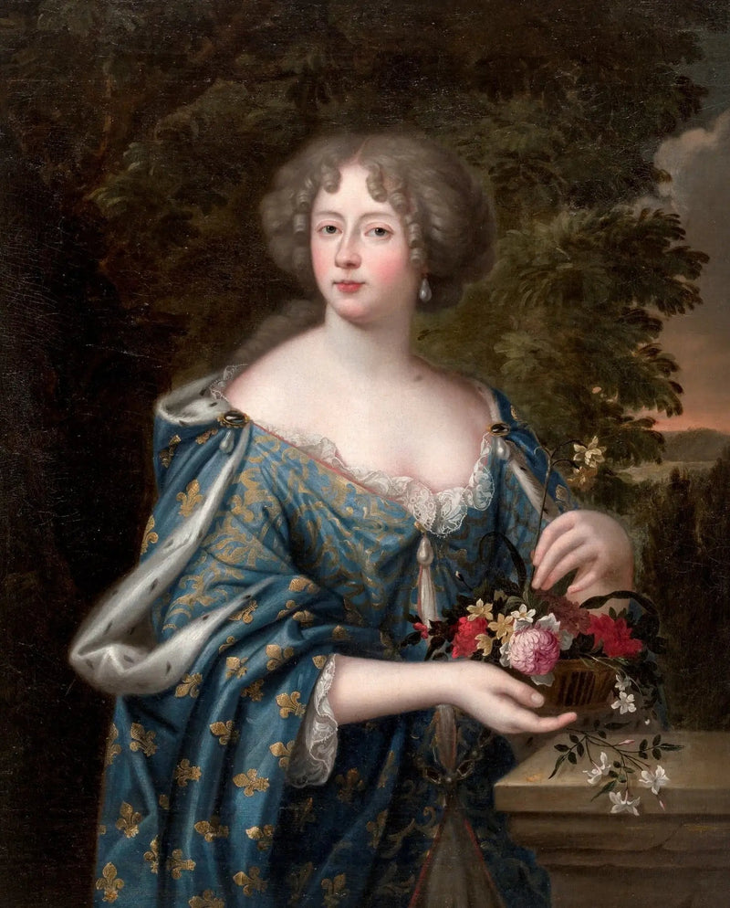 Portret van Elisabeth Charlotte, prinses Palatine (1652-1722) - Pierre Mignard