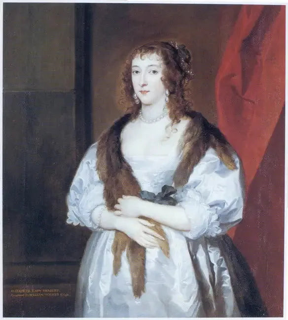 Portrait d'Elizabeth Dormer (décédée en 1635), echtgenote van Edward Somerset, 2e marquis de Worcester - Antoine van Dyck